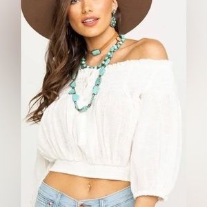 Free people/with the free dancing till dawn peasant, cottage, core BoHo blouse